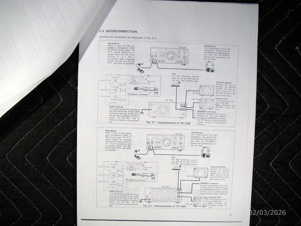 Kenwood TS-120 HF Transceiver Manual