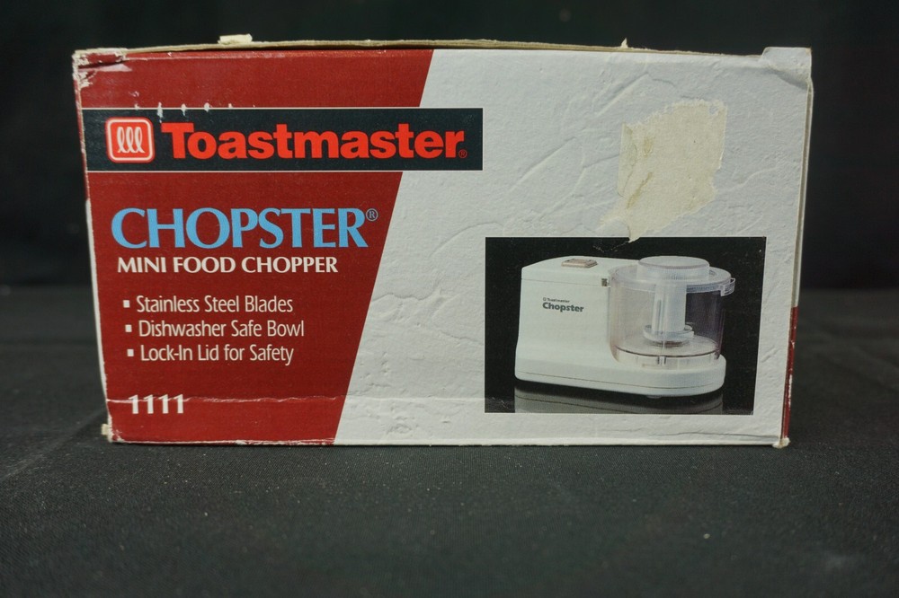 Toastmaster Chopster Mini Food Chopper Food Processor 1111