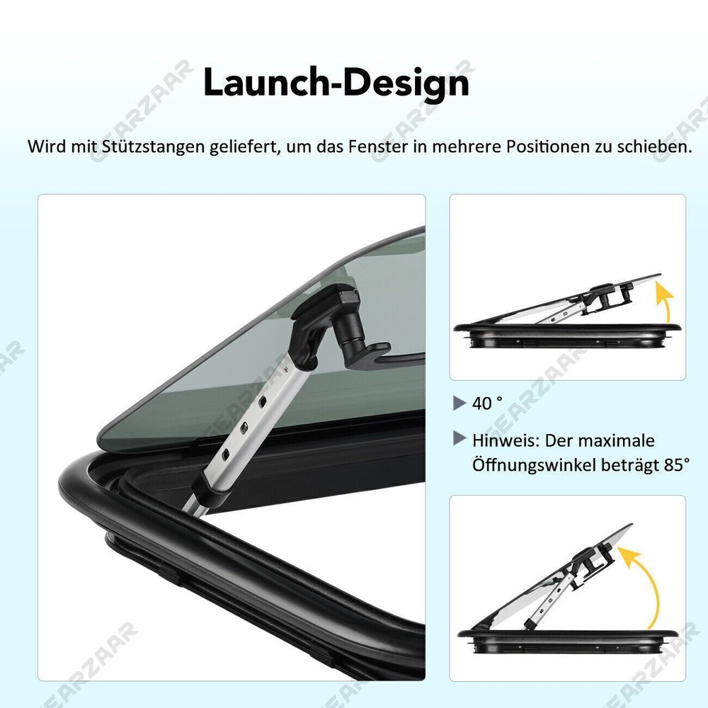 Caravan window side window pop out window 700*400mm with fly screen