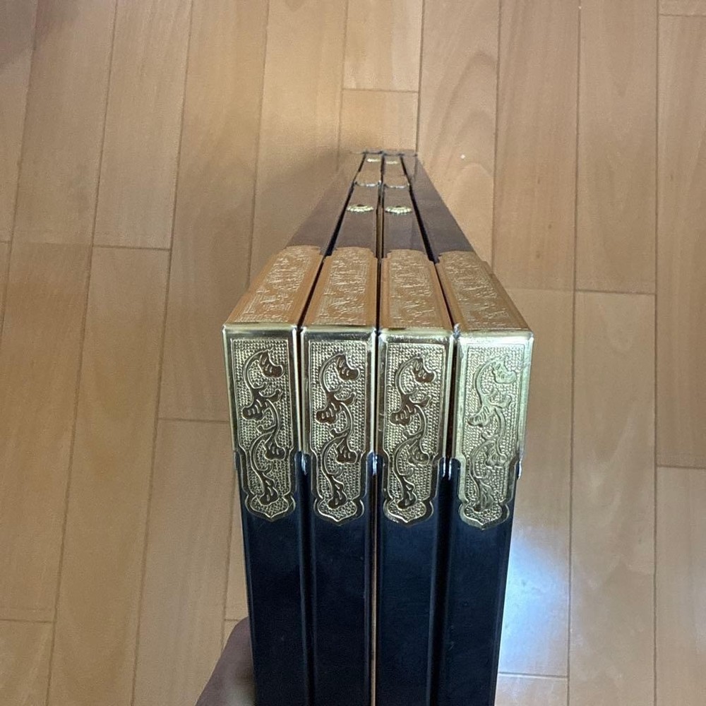 Japanese Antique 2 panel folding screen Byobu stand