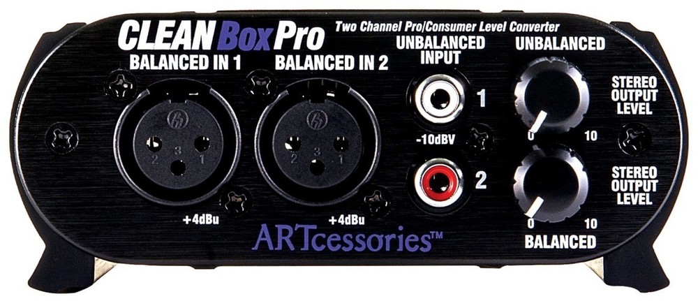 ART CLEANBoxPro Bi-Directional Level Matching Converter + AC Adapter