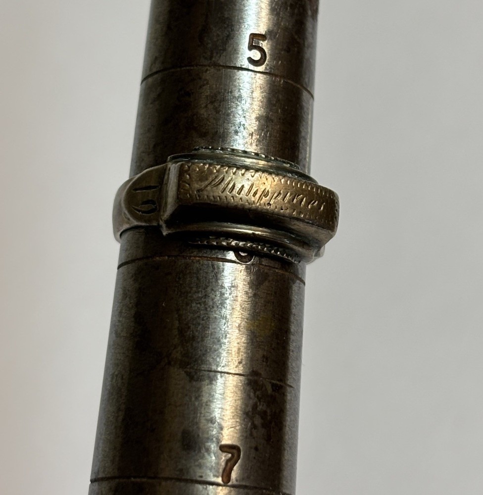 ORIGINAL WWII Philippines 1945 Engraved Ring