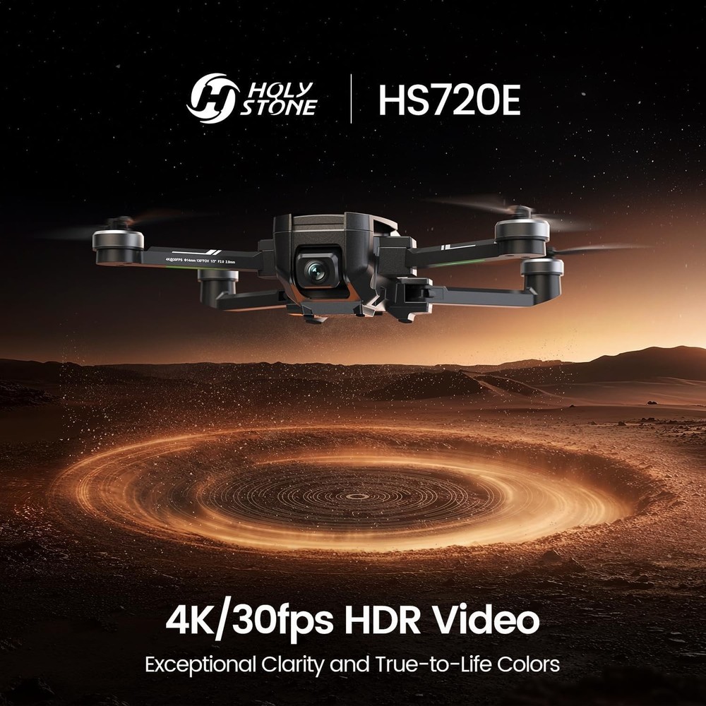 HS720E Drones with Camera for Adults 4K,Integrated Remote ID, 2 Batteries 46 ...