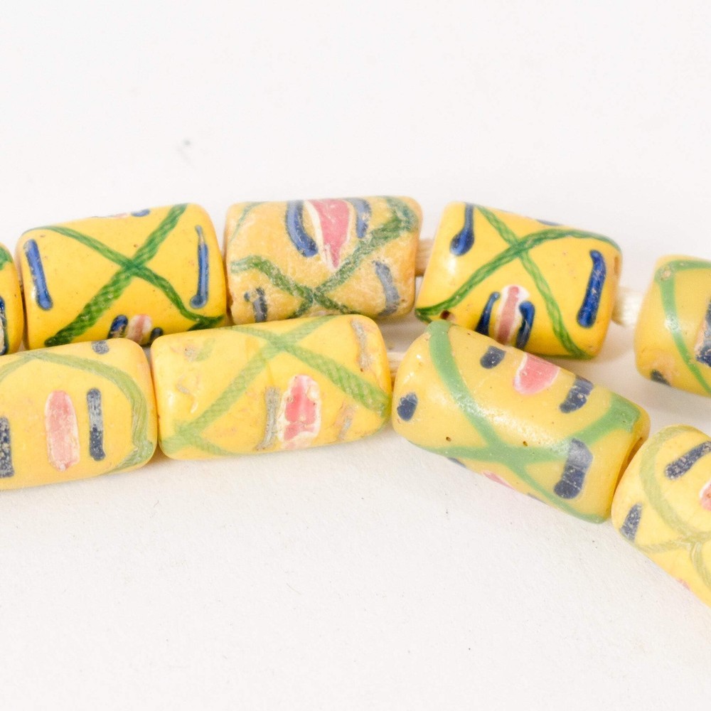 Venetian Yellow Trade Beads