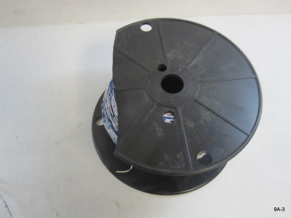 24AWG Solid Conductor Cross-Connect Wire Blue/White 3 Rolls 2000'~