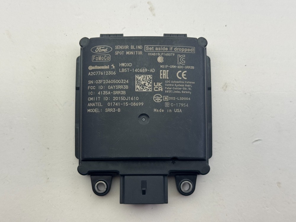 OEM Ford Lincoln Blind Spot Object Warning System Sensor LB5T-14C689-AD