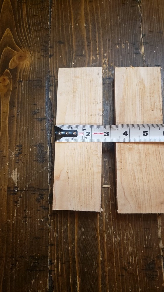 2pc CURLY MAPLE Scale Art Craft Knife Call M1273