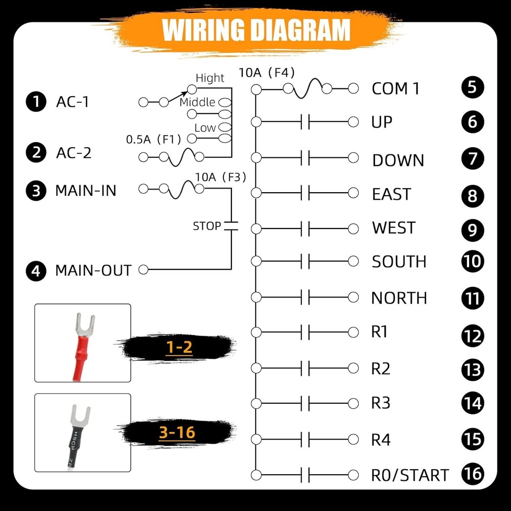 Heavy-Duty 12V Wireless Crane Controller with Protection - Ergonomic Design