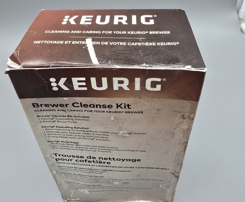 Keurig Brewer Cleanse Kit For Maintenance Includes Descaling Solution &...