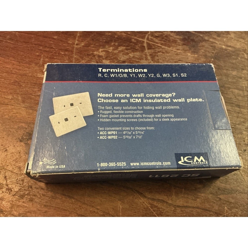ICM Controls SC 2811 3 Heat/2 Cool Non-Programmable Electronic Thermostat