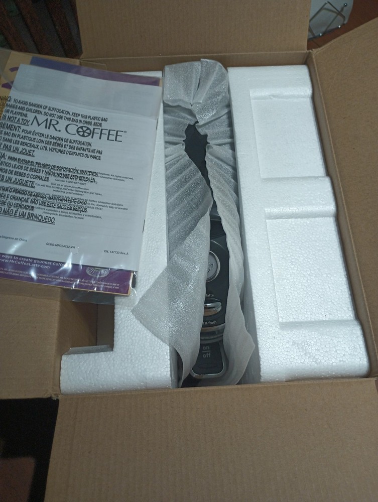 Mr Coffee Latte And Hot Chocolate Machine Open Box/ New