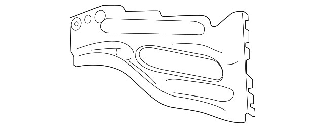 Genuine GM Driver Side Front Compartment Outer Side Rail Extension 23388864