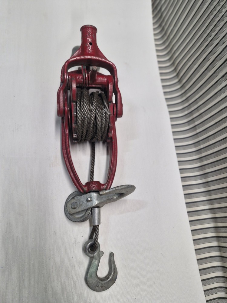 2 ton Wyeth-Scott More Power Puller Wire Cable, With Double Line