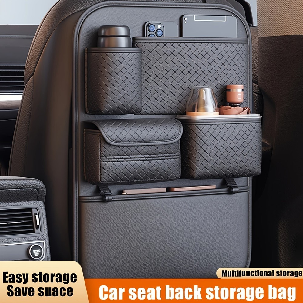 Car Seat Back Organizer - Multifunctional Storage for Car Essentials