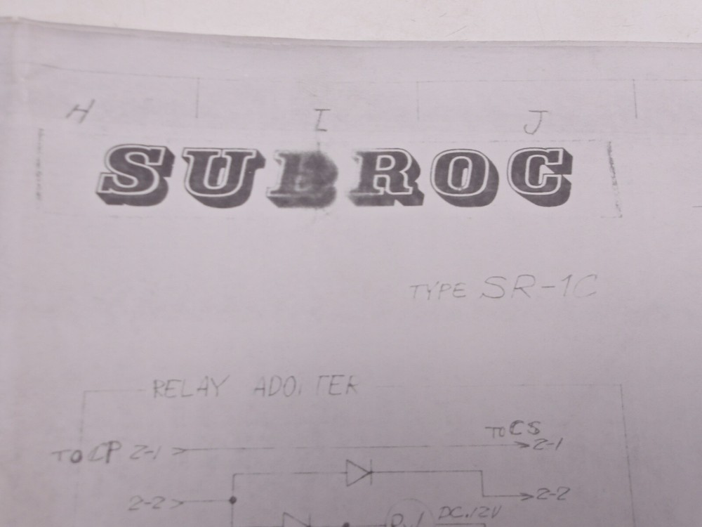 Sega- SubRoc - Schematics COPY