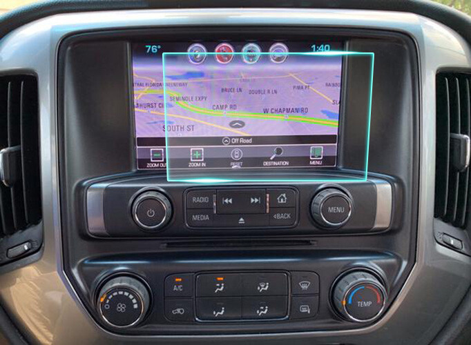 Crystal Clear Screen Protector for 2014 Chevrolet Silverado Vehicle Navigation