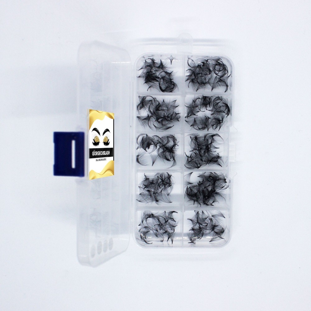 12D Lashes, 1000 Premade Volume Fans. Eyelash extensions, Handmade!