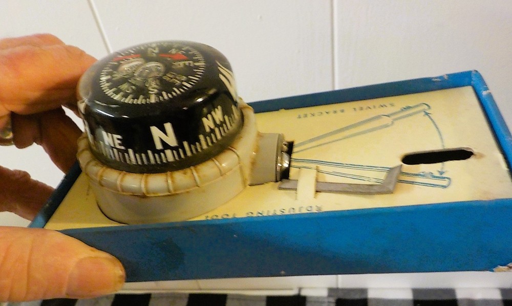 Taylor Navigator Compass Self-Illuminated 2957 w/Box & Instructions