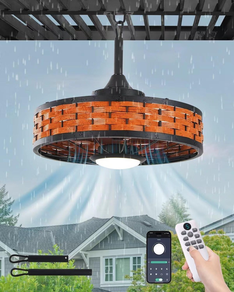 Circular Ceiling Fans with Light with Light Quiet Fan Ceiling Light for Bedroom