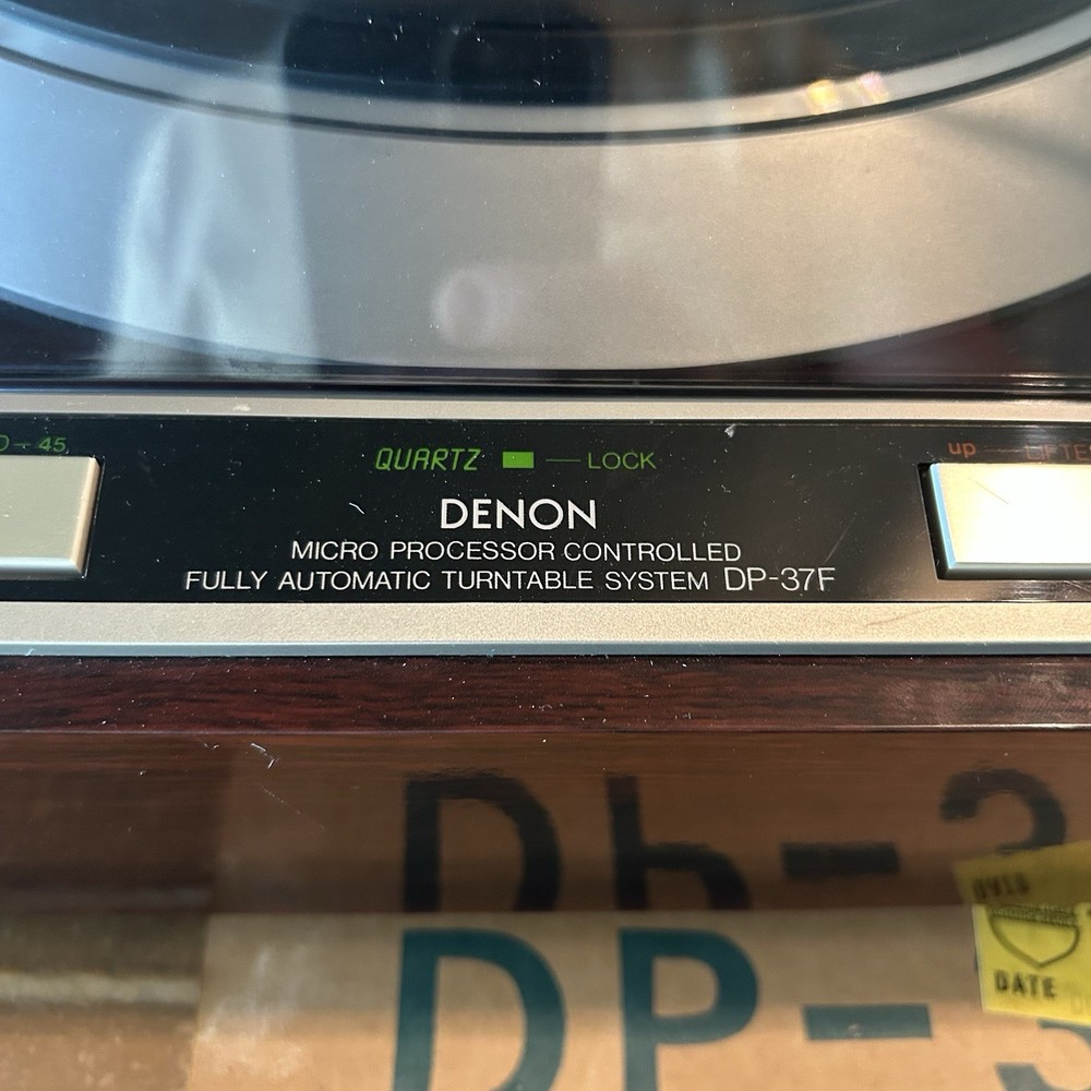 Denon DP-37F Turntable Works But Read Description
