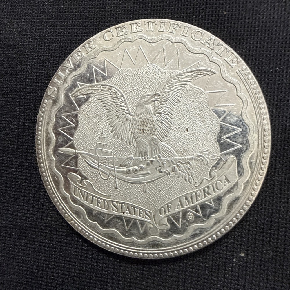1896 $5 Silver Certificate Commemorative Coin - “Electricity Presenting Light”