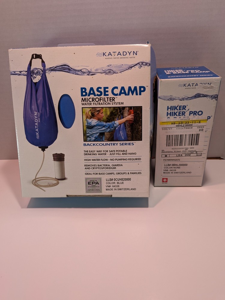 Katadyn Base Camp Microfilter Water Filtration System With Extra Filter