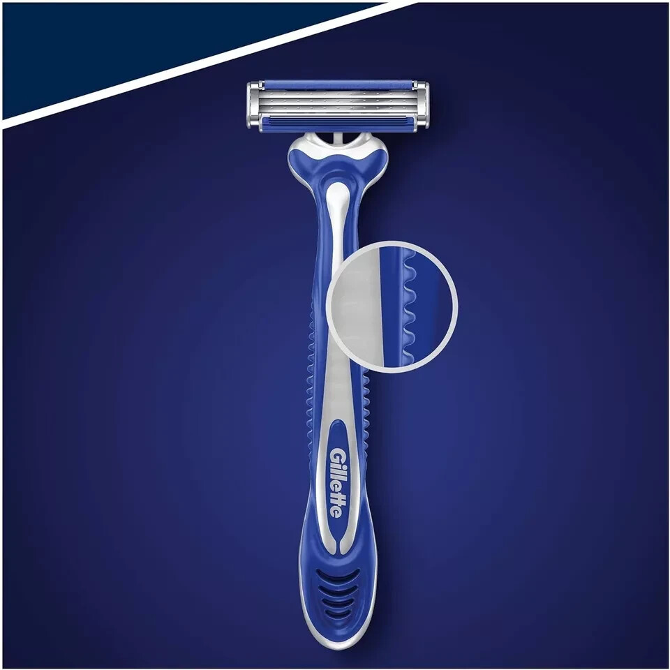 Gillette Sensor 3 Comfort Disposable Razors for Men 8ct, NEW