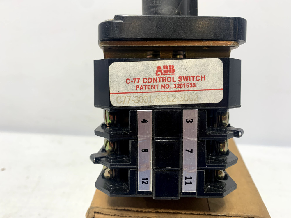 ABB C77 Rotary Cam Control Switch Voltmeter 3001-6EE2-3002