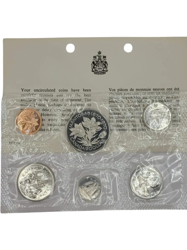 1970 Canadian Mint Set, Uncirculated, CofA, Original Packaging