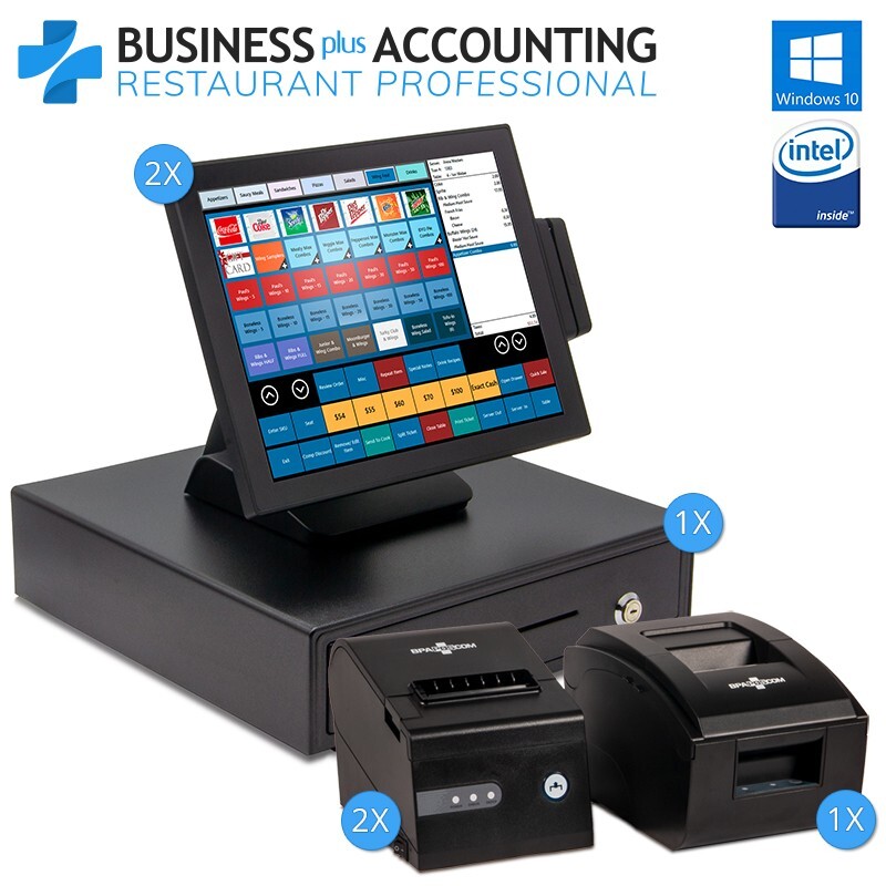 BPA All-In-One Restaurant POS System - 2 Stations