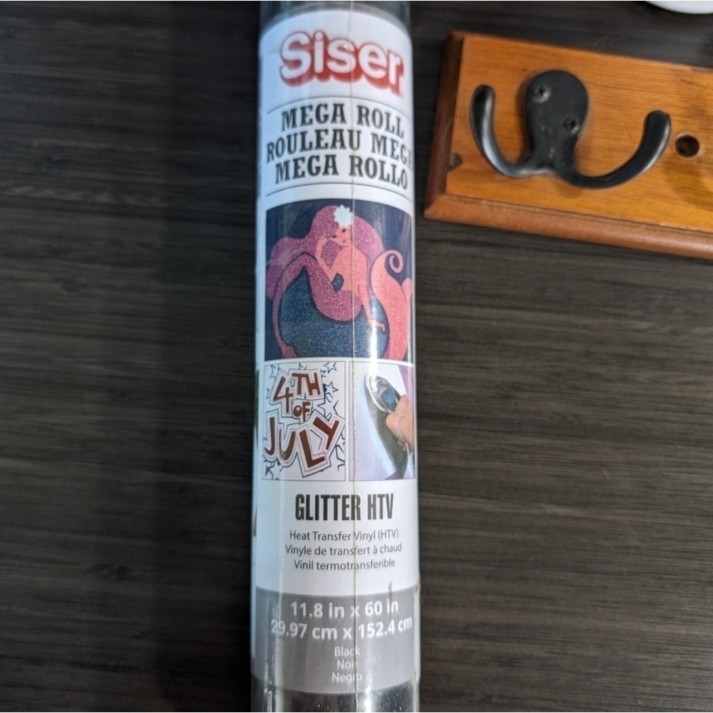 NWT Black Glitter HTV