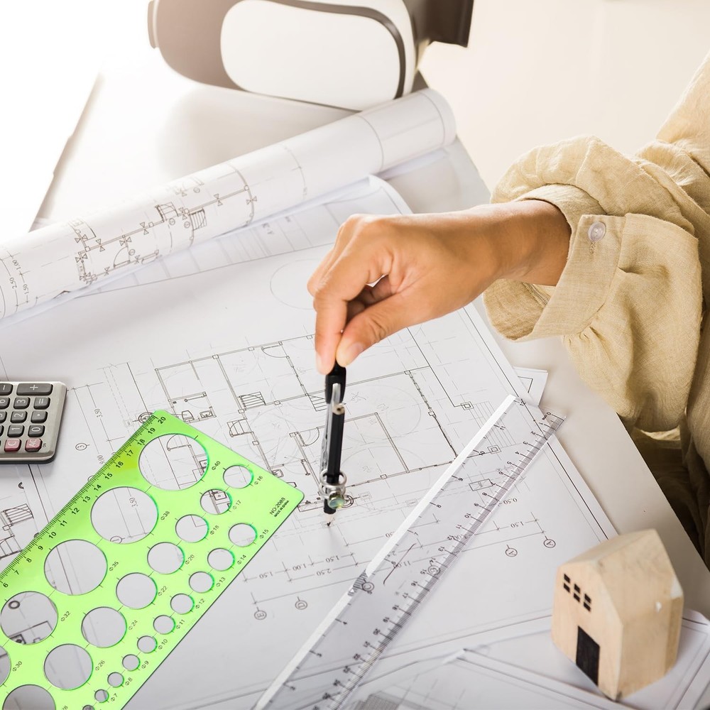 Circle Template Plastic Circle Stencil Multifunctional Circle Template for Dr...