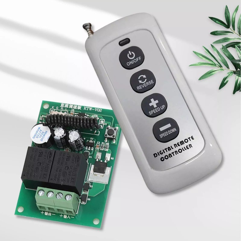 DC12V Motor Controller Kit Speed Regulator Wireless Remote Control Electric NEW