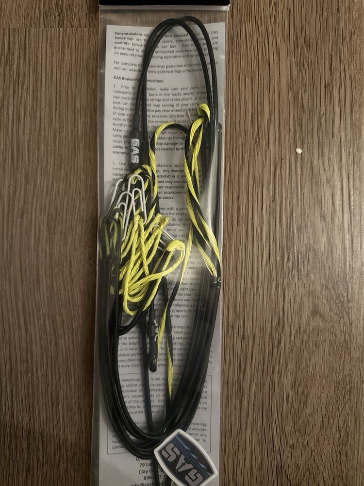 NEW GAS Strings and Cables for Mathew’s Arc 34