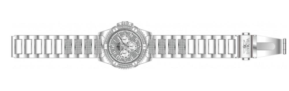 Invicta Celestial Men's 45mm Luxe Pave Crystal Multi-Function Quartz Watch 48560