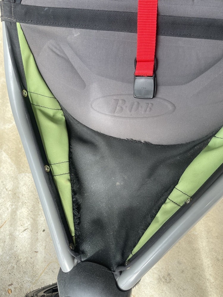 bob revolution stroller Single Green Gray
