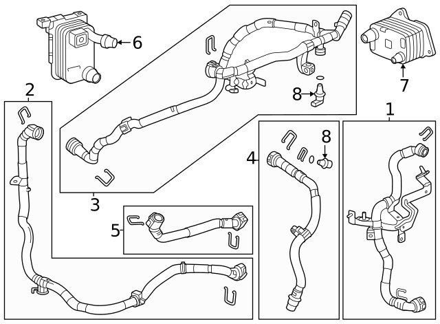 Genuine GM Connector Hose 86598097