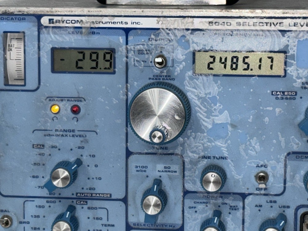 RYCOM 6040 SELECTIVE LEVEL METER