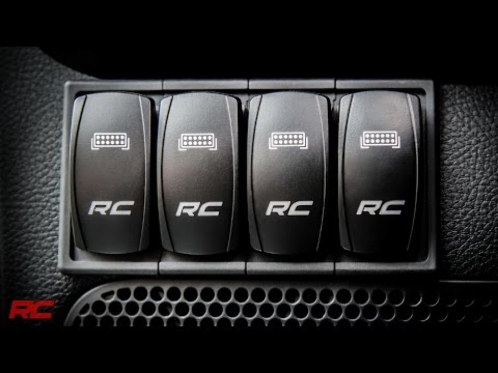 Rough Country Auxiliary Switch Bezel Triple
