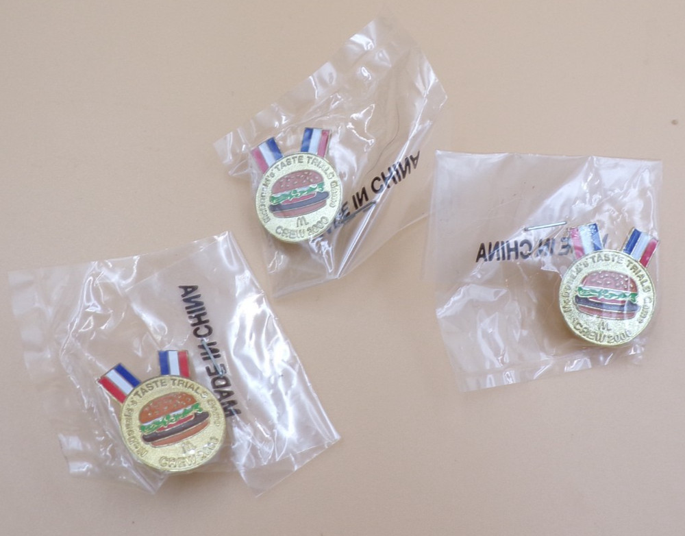 2000 McDonalds Lapel Pin Taste Trails Game Event NIP