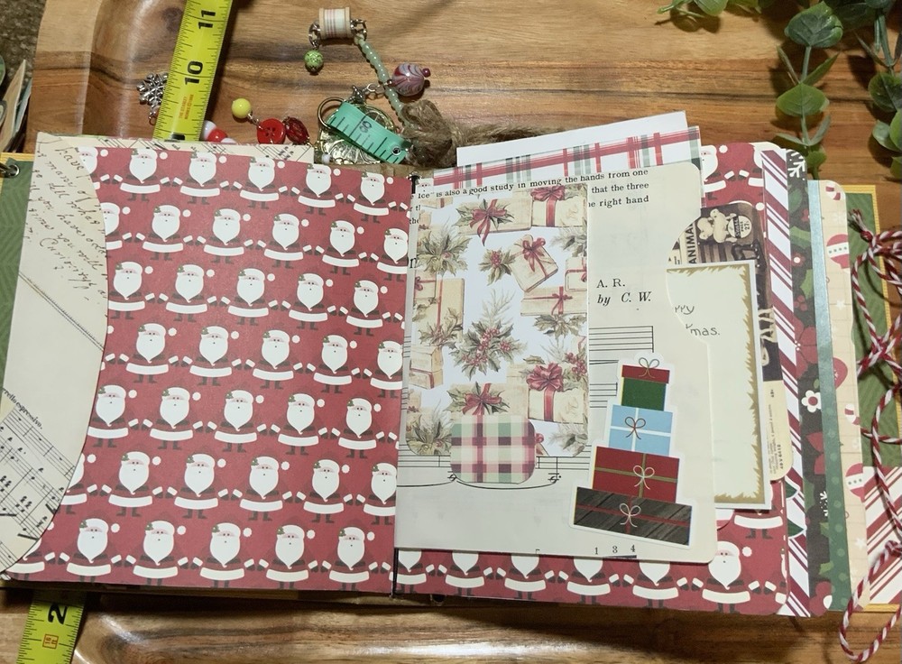 Christmas Handmade Junk Journal