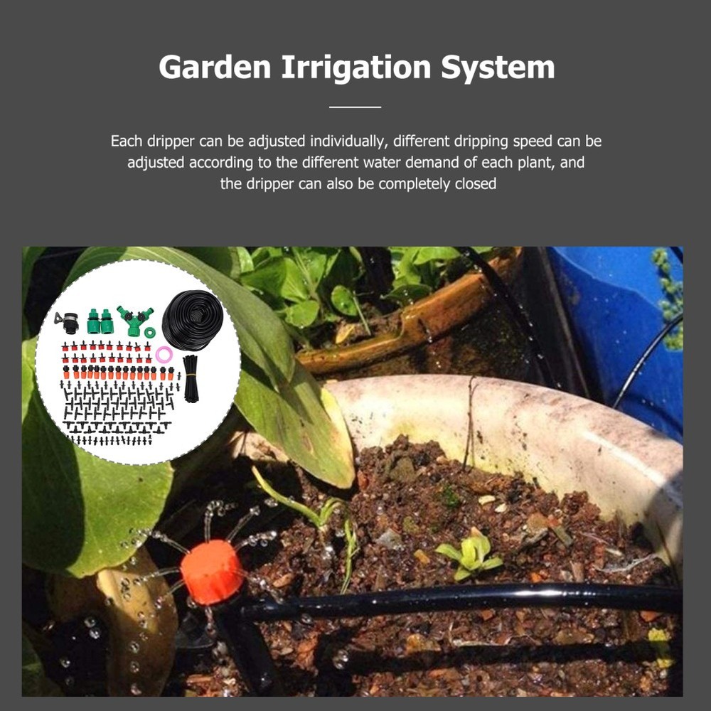 40 M Automatic Micro Drip Irrigation Kit Garden Watering System