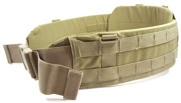 BAE ECLiPSE MOLLE Padded Load Bearing Equipment Belt LARGE/X-LARGE - khaki