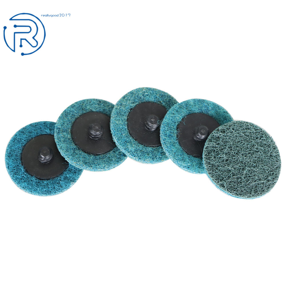 50 Pack 2" Fine Surface Conditioning Discs Roll Lock Grinder Sanding Pads New