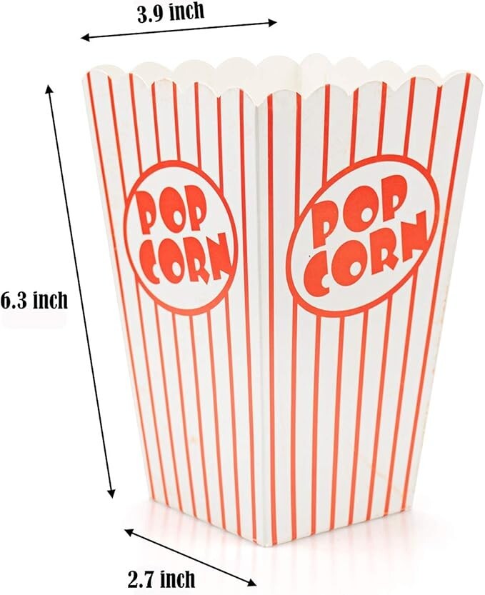 POPCORN PARTY BUNDLE 100 BOXES & LEKUE MINI MICROWAVE POPCORN MAKER RED
