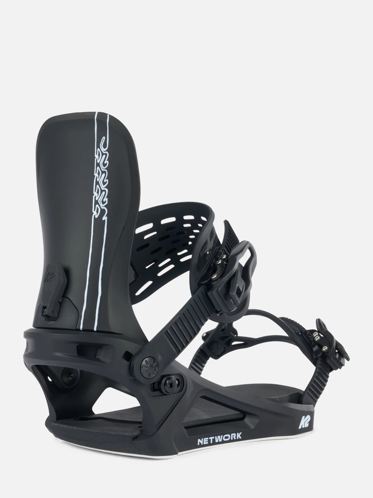 2024 K2 Network Women's Snowboard Bindings - Size: Medium - Color: Black *NEW*