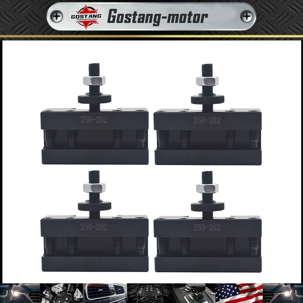 4Pcs BXA #2 QUICK CHANGE TURNING FACING & BORING TOOL POST HOLDER 250-202