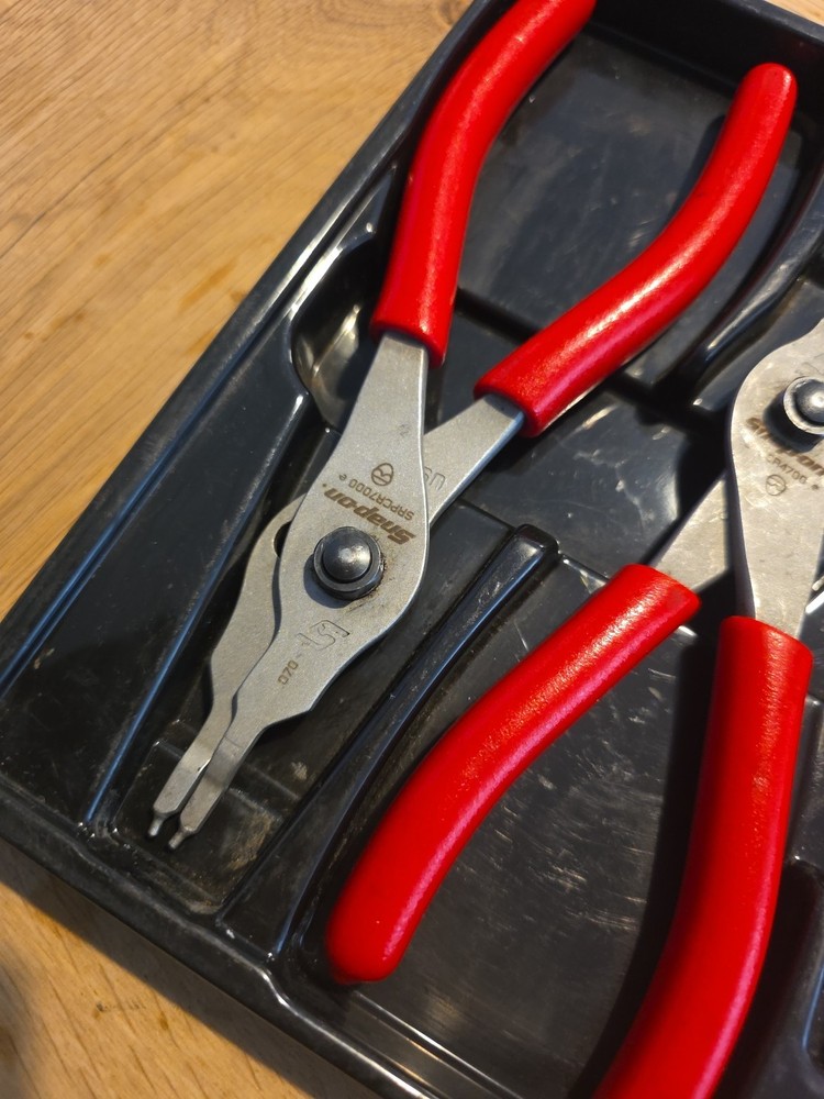 Snap On Tools Snap Ring/ Circlip Pliers Set, Internal And External