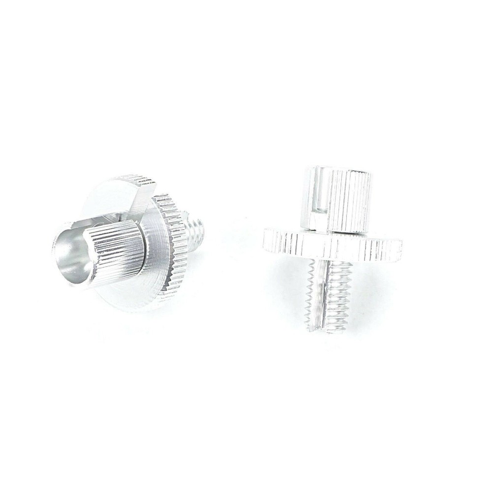 8mm Anodized Aluminum Cable Adjuster with Larger Adjusting Nut 2 Pack 34-67082