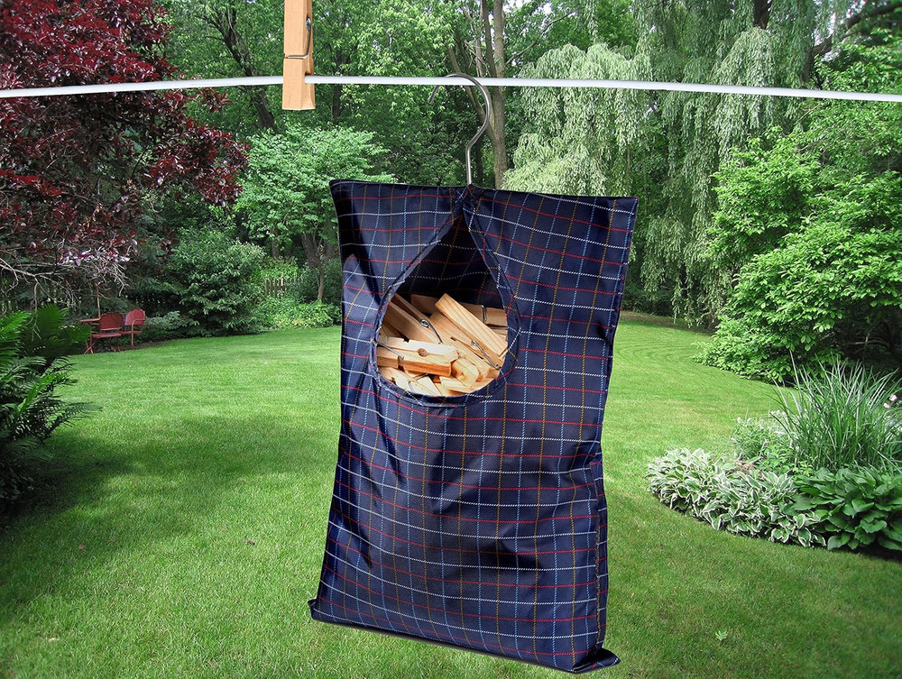 Clothespin Bag - 11 x 15 - Holds 100 Medium-Sized Clothes...
